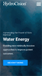 Mobile Screenshot of hydrocision.com